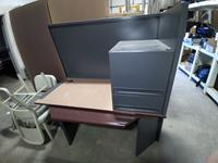 Lot 44 - Gray Corner Desk